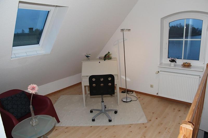 Blick Aufn See Sternberg Buitenkant foto