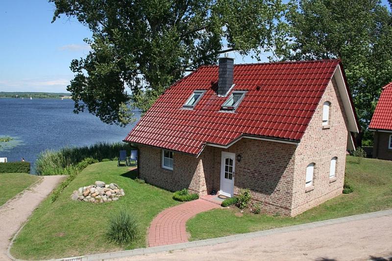 Blick Aufn See Sternberg Buitenkant foto