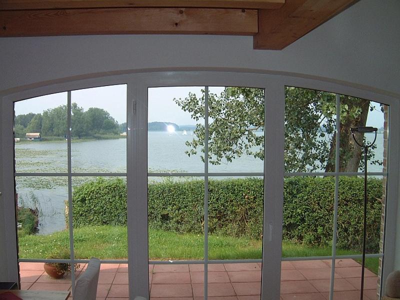 Blick Aufn See Sternberg Buitenkant foto